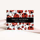 Search for ladybug business cards Ladybird