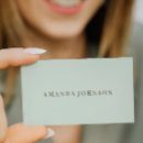 Search for elegant business cards Minimal