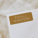 Search for stylish font return address labels Elegant