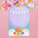 Search for hot air balloon party invitations For kids
