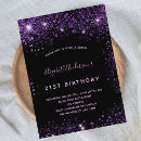 Search for glamorous invitations Purple