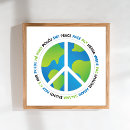 Search for world peace posters Typography