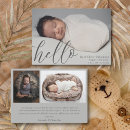 Search for new year birth announcement cards Gender neutral