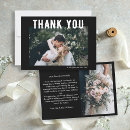 Search for celebrating with us wedding thank you cards Typography