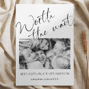 Search for worth the wait invitations Typography