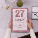 Search for 27th birthday invitations Pink