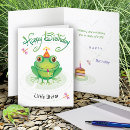 Search for frog birthday cards Dragonfly