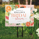 Search for bridal shower outdoor signs Main squeeze