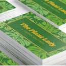 Search for plant nursery business cards Palm leaves