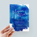 Search for sapphire wedding invitations Blue