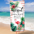 Search for honeymoon beach towels Newlyweds