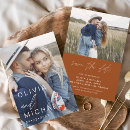 Search for burnt orange save the dates Terracotta