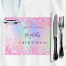 Search for blush pink placemats Girl