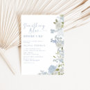 Search for classic elegant bridal shower invitations Dusty blue