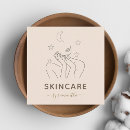 Search for skincare business cards Social media