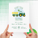 Search for tractor 1st birthday invitations Boy birthday party