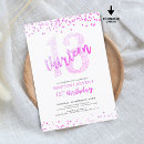 Search for hot pink 13 invitations For kids