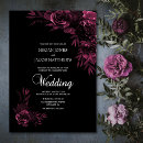 Search for pink and black wedding invitations Roses