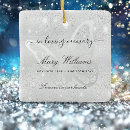 Search for forever in our hearts ornaments Elegant