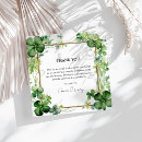 Search for shamrock thank you cards Irish
