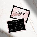 Search for holiday business gift certificates Glitter