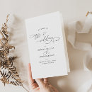 Search for bi fold wedding programs Order of service