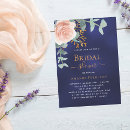 Search for navy and pink bridal shower invitations Rose gold
