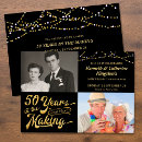 Search for golden wedding anniversary invitations Vintage