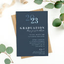 Search for navy blue graduation invitations Unique