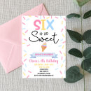 Search for sweet six invitations Girl