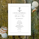 Search for nautical wedding programs White