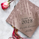 Search for rose gold graduation cap toppers Sparkles