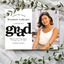 Search for black and white graduation invitations Typography