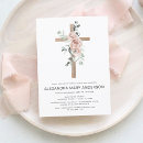 Search for rose gold baptism invitations Wreath