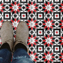 Search for red and white pattern tiles Moroccan