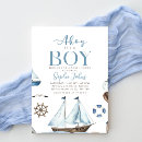 Search for boat baby shower invitations Nautical