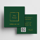 Search for emerald green business cards Professional