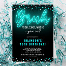 Search for neon birthday invitations Bruh