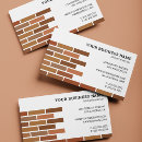 Search for bricklayer business cards Modern