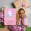 Search for unicorn tea party invitations Modern