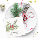 Search for monogram christmas napkins Elegant