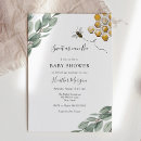 Search for eucalyptus baby shower invitations Gold