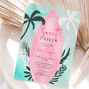 Search for beach sweet 16 invitations Pool party