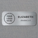 Search for silver name tags Staff