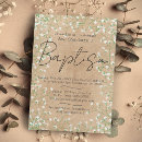 Search for boho floral baptism invitations Rustic