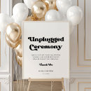 Search for unplugged wedding posters Typography