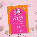 Search for disco bridal shower invitations Groovy