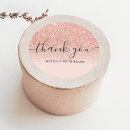 Search for rose gold stickers Typography