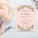 Search for purple and peach wedding invitations Lavender