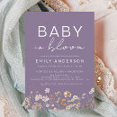 Search for purple baby shower invitations Gender neutral